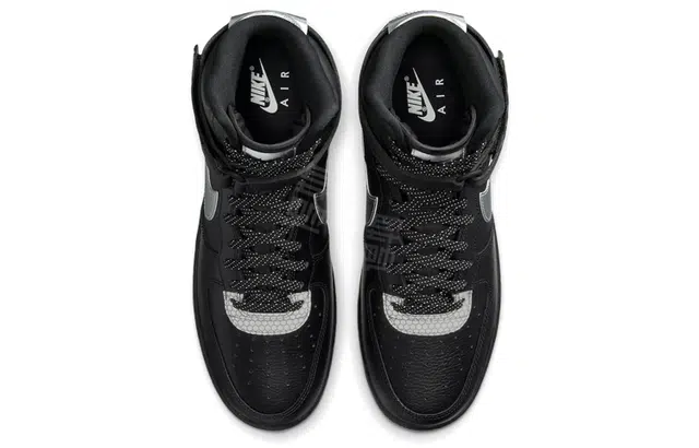 Nike Air Force 1 07 LV8 3M High Silver Black