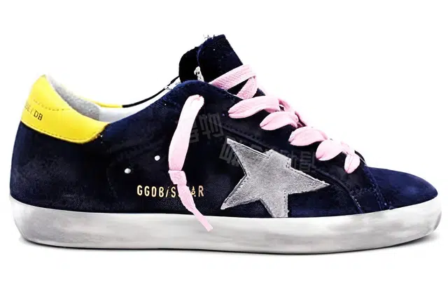 Golden Goose Super-Star Blue Suede