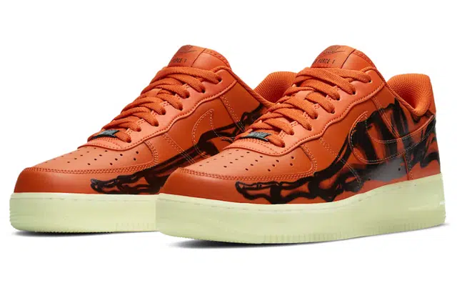 Nike Air Force 1 Low 07 Skeleton QS "Orange"