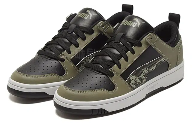 PUMA Rebound Layup Black Green White