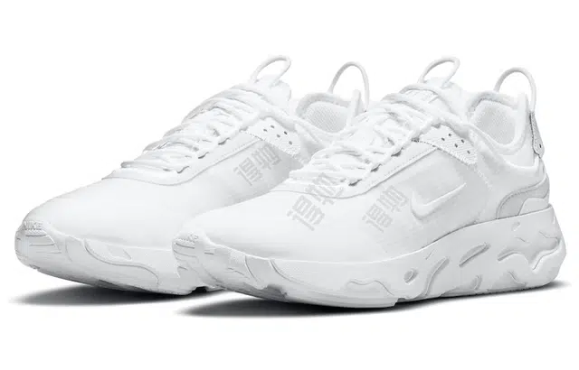 Nike React Live "triple white"