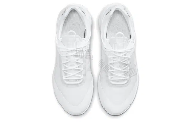 Nike React Live "triple white"