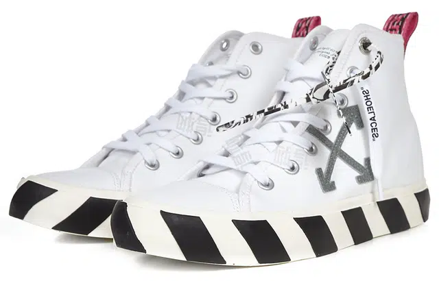 OFF-WHITE Vulcanised Mid-top