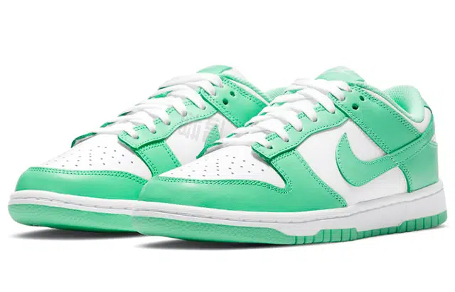 Nike Dunk Low green glow