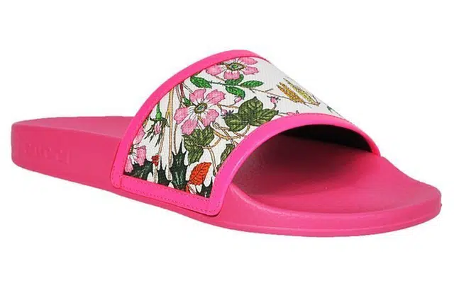 GUCCI Pursuit Pool Slide 'Pink Floral'