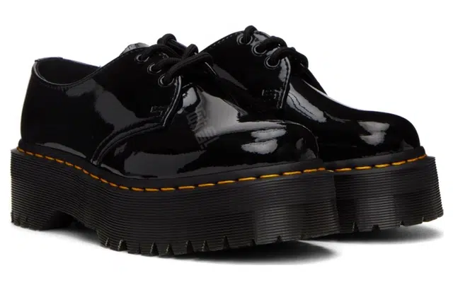 Dr. Martens 1461 Patent Leather Platform Black