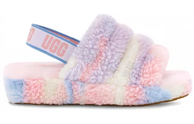 UGG FLUFF YEAH Slide Cali Collage