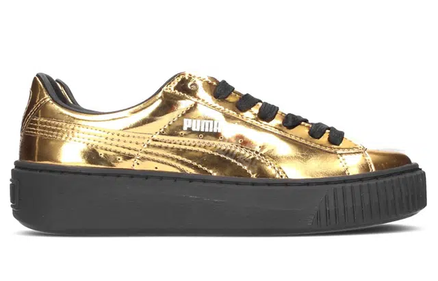 PUMA Suede Platform Metallic