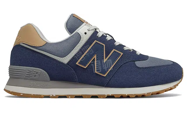 New Balance 574 Blue Grey Brown