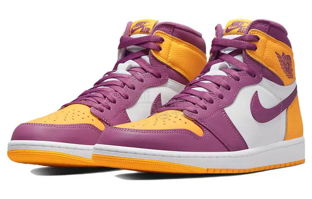 Jordan Air Jordan 1 retro high og "university gold and light bordeaux"