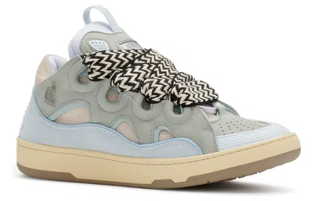 Lanvin Curb Leather Sneakers