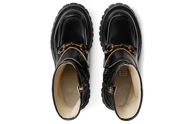 Gucci Horsebit Ankle Boots Black