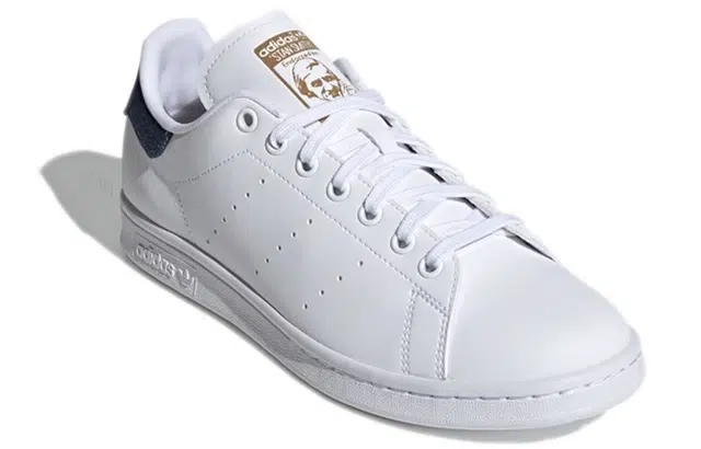 adidas Stan Smith White Blue Gold