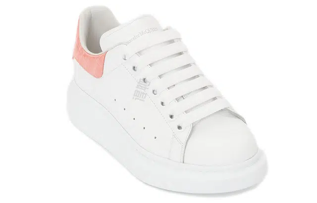 Alexander McQueen Fashion Sneakers White Pink