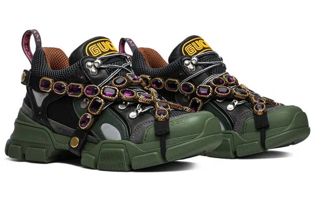 Gucci Flashtrek Black Green