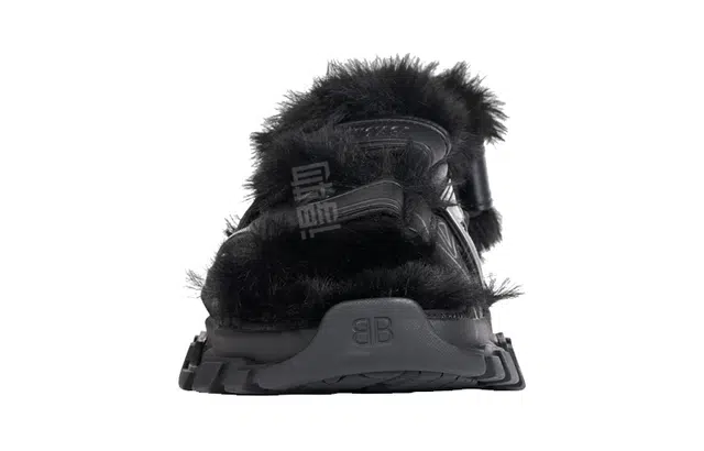 Balenciaga Track Sandal Fake Fur