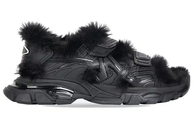Balenciaga Track Sandal Fake Fur