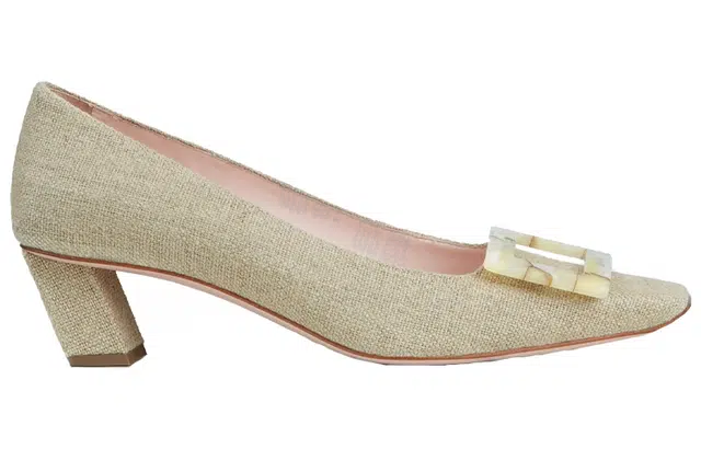 Roger Vivier Belle Vivier Motherpearl Buckle