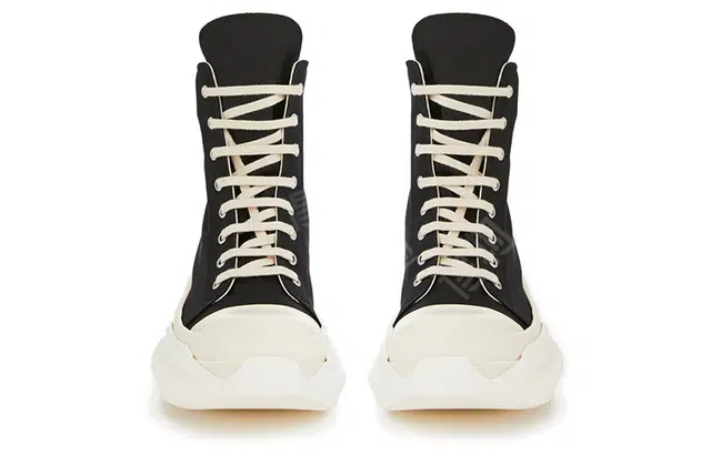 Rick Owens DRKSHDW High Top Sneakers Black White