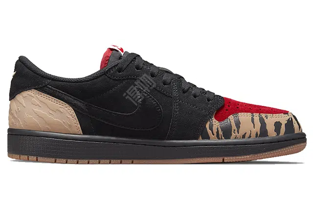 solefly x Jordan Air Jordan 1 retro low og sp "black and sport red"