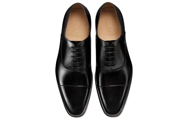 THOM WILLS Oxford Thick Sole Black