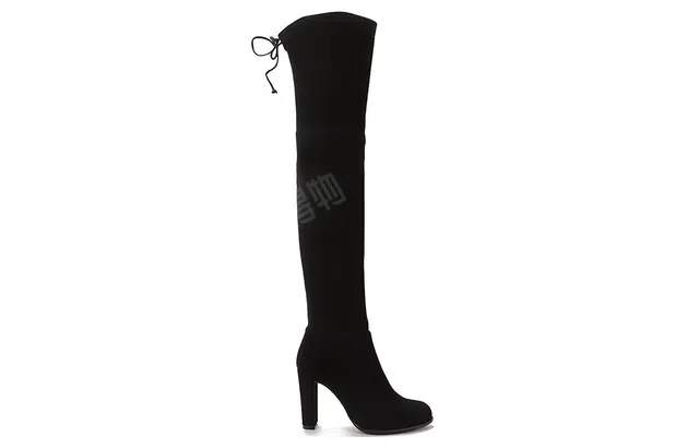Stuart Weitzman SW Suede High Boots Black