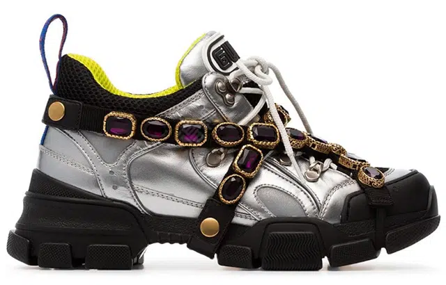 Gucci Flashtrek Silver Grey