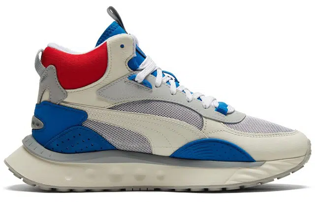 PUMA Wild Rider Mid Blue White
