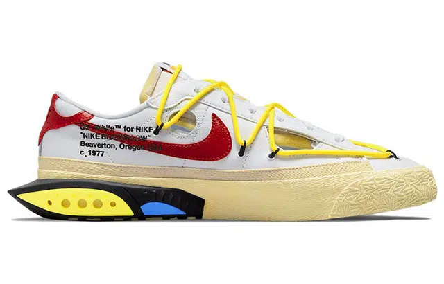 Nike Blazer Low Low '77 "white and university red"