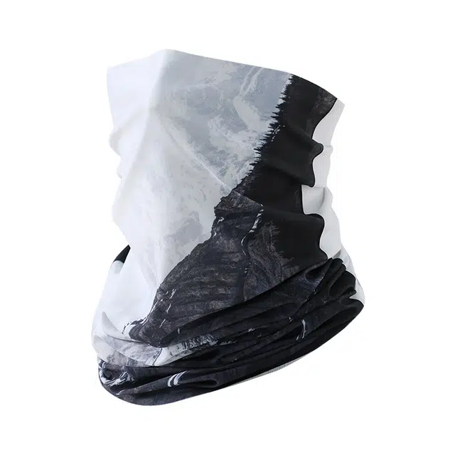 南极人 骑行面罩全脸防紫外线口罩遮脖子围脖户外骑行摩托车机车护颈面巾遮阳透气脸罩 聚酯纤维 防晒脖套 男女同款情侣款