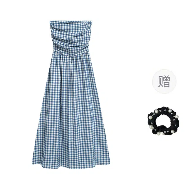 雾闪闪 潮流舒适时尚百搭无袖连衣裙 女款