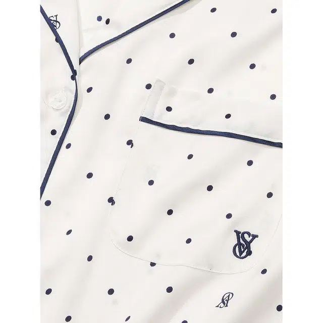 Victoria's Secret Satin Long Pajama Set Logo