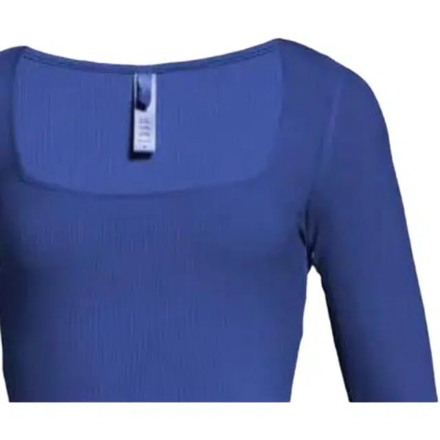 SKIMS SOFT LOUNGE LONG SLEEVE DRESS U Cobalt