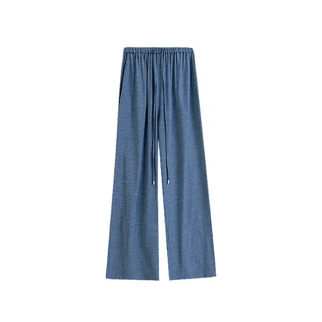 卡路莉 冰丝阔腿裤女休闲裤 女款