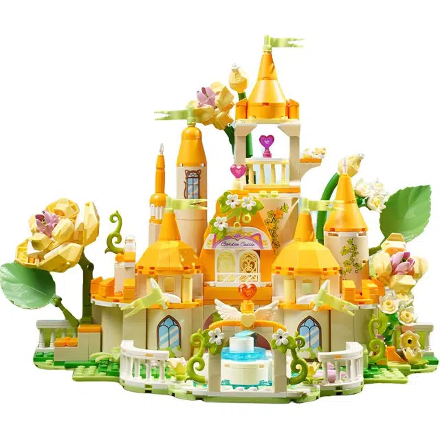一合鸽 童话公主屋 花园城堡组装 拼装模型