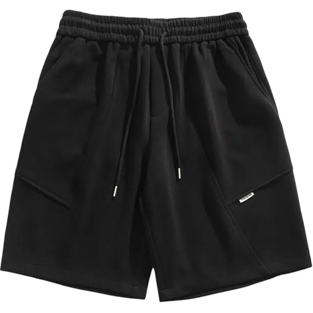 【dme】 潮牌夏季抽绳松紧运动五分卫裤宽松百搭情侣休闲短裤 男女同款