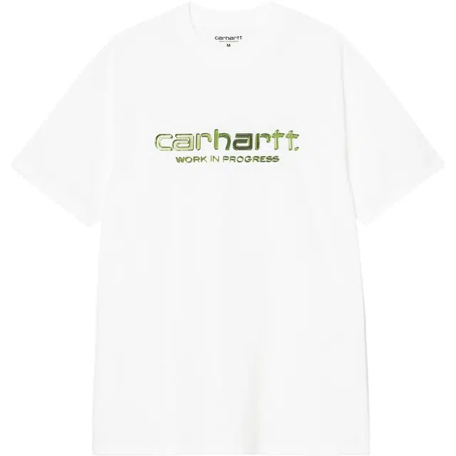 Carhartt WIP SS25 SS Solar Chrome Script T-Shirt logoT