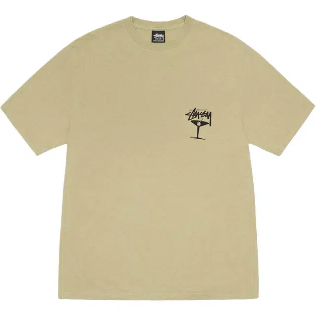 Stussy SS25 MARTINI TEE PIGMENT DYED logoT