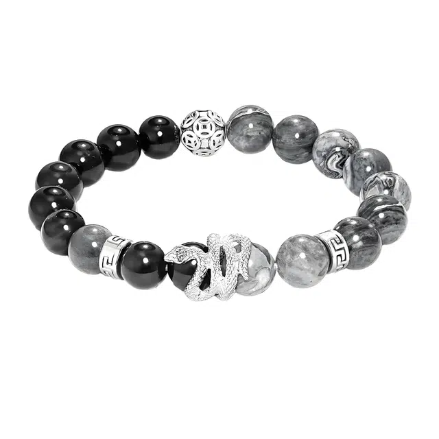 蛇年行大运 物㯖 国潮新中式轻奢高级感复古风文艺风 黑檀 手串 男女同款情侣款