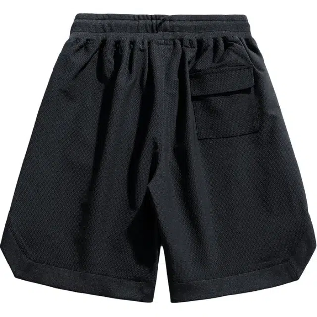 红蜻蜓 美式复古纯色字母设计感高街设计感经典基础款透气舒适宽松百搭日常通勤潮流时尚简约直筒休闲短裤 男女同款