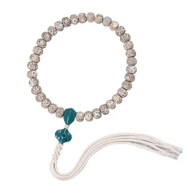 素于 新中式国潮文玩复古文艺风流苏轻奢高级感招财进宝节节高升诸事顺遂吉祥如意转运盘玩#好运 星月菩提 手串 男女同款情侣款