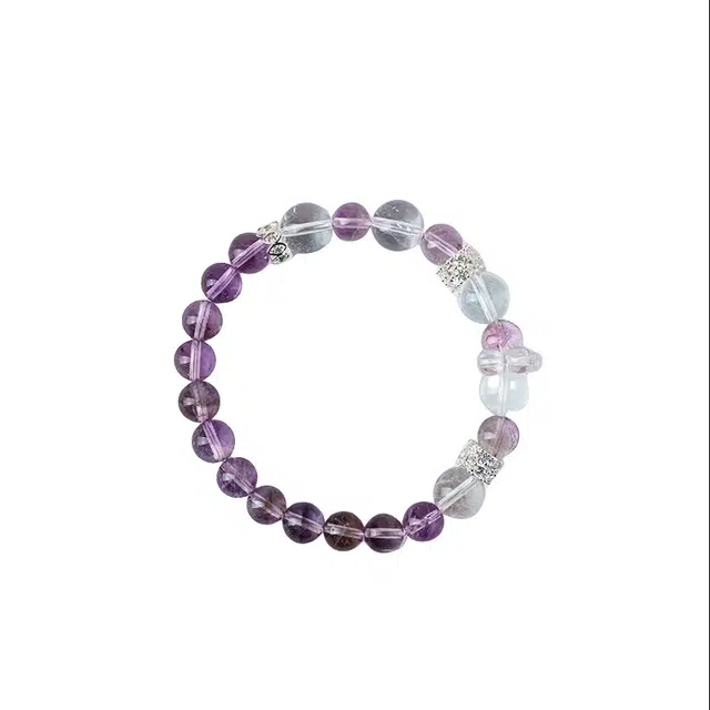 迈奇的礼物 灵性之石 招财暴富 转运 守护 上岸新中式国潮文艺清新甜美复古小众高级气质优雅百搭高颜值爆款#好运 紫水晶 手串 女款