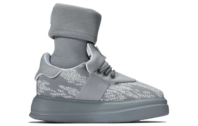NORVINCY High-Top Platform Sneakers Grey