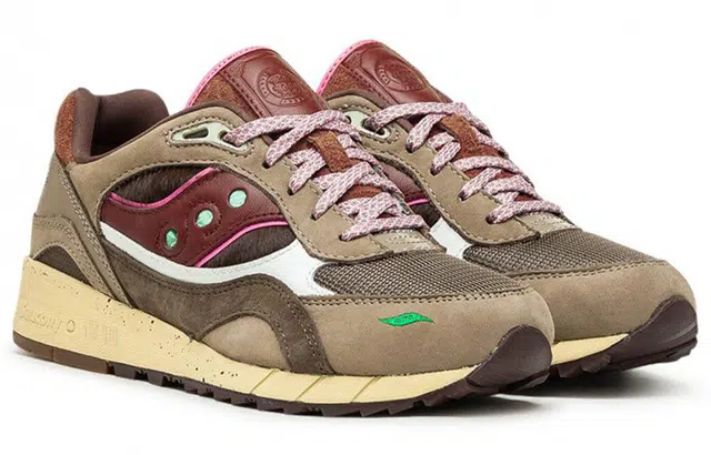 Feature x Saucony Shadow 6000 Brown