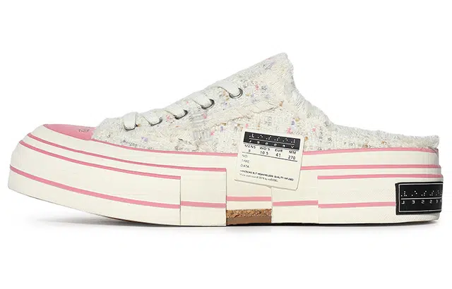 xVESSEL G.O.P. Slip On "White Tweed"
