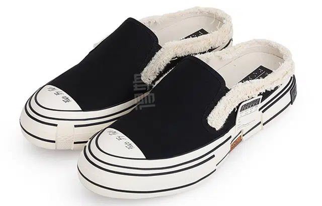 xVESSEL G.O.P. Black Slip On No Laces