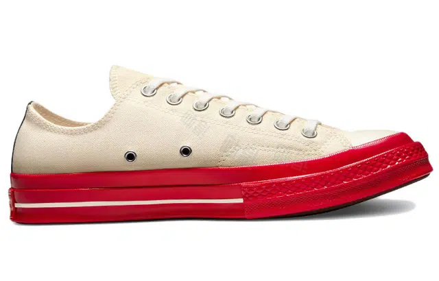 Comme des Garçons PLAY x Converse Chuck Taylor All Star 1970s OX White Red