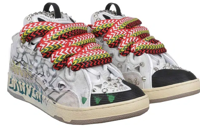 Lanvin Curb Low Top Sneakers White