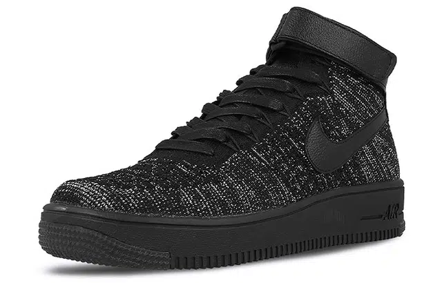 Nike Air Force 1 Flyknit High Black