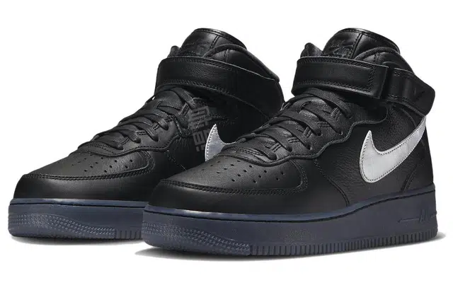 Nike Air Force 1 PRM "Black Metallic"